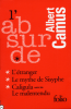 Camus : Coffret L'absurde : L'étranger. Caligula. Le malentendu. Le mythe de Sisyphe