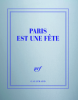 Notizheft : "Paris est en fête" (Cahier carré argent )